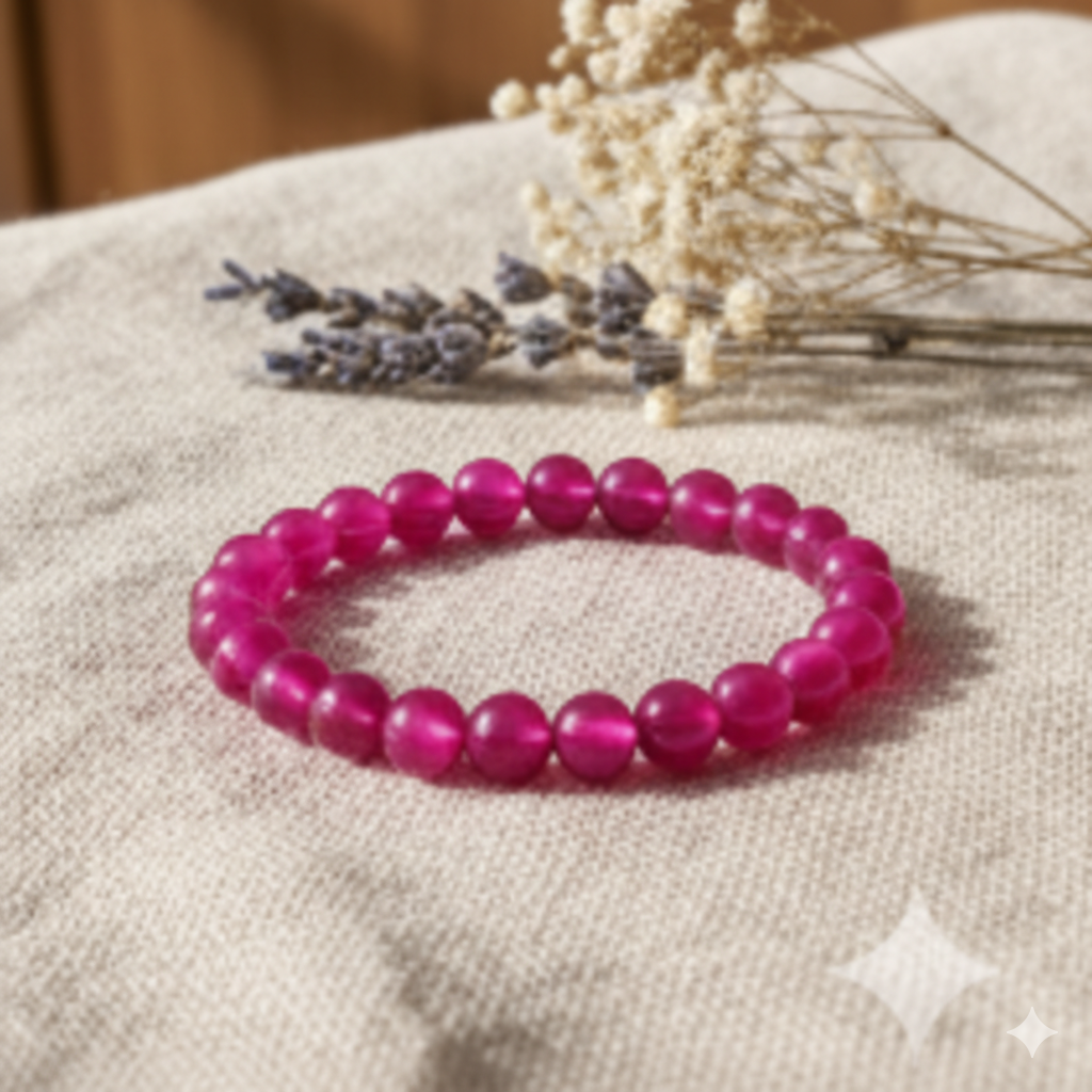 radiant pink agate crystal beaded bracelet – elegant healing energy stretch bracelet radiant pink agate crystal beaded bracelet – elegant healing energy stretch bracelet