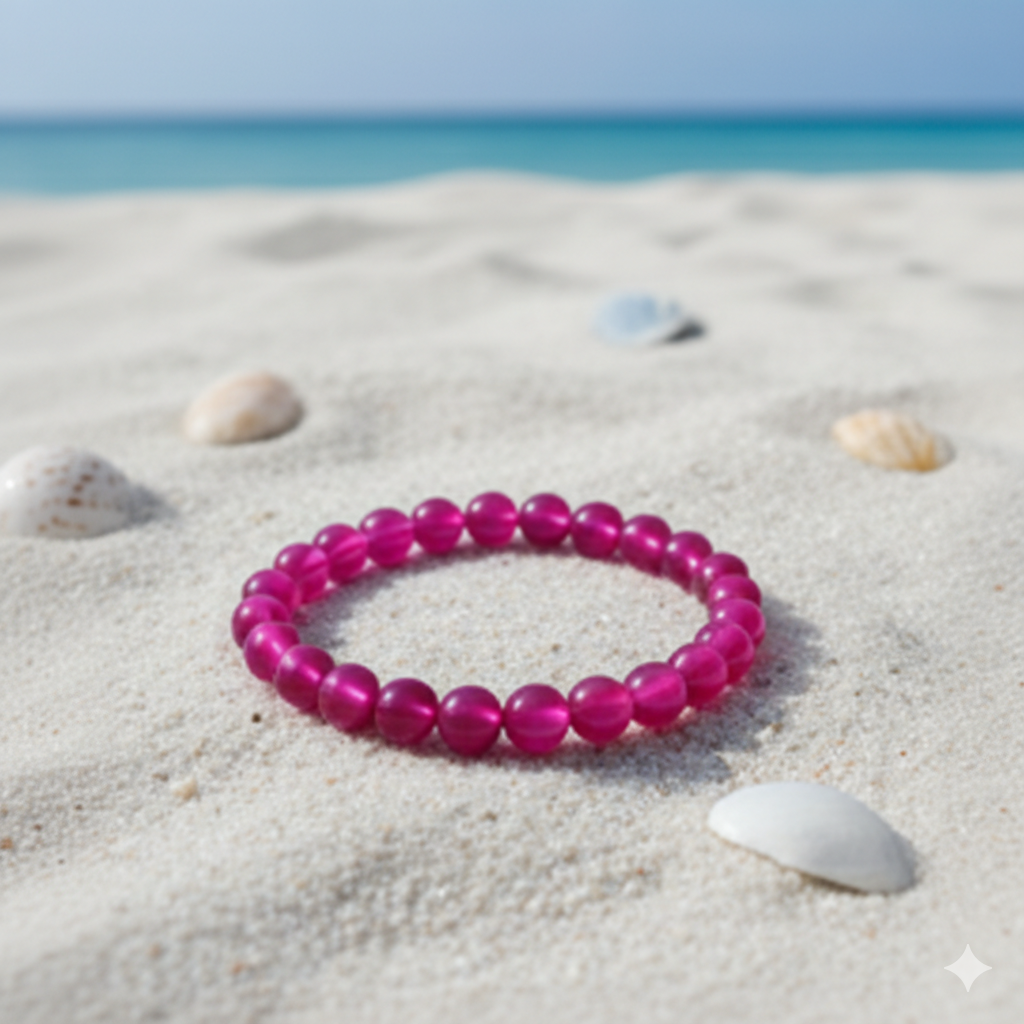 radiant pink agate crystal beaded bracelet – elegant healing energy stretch bracelet radiant pink agate crystal beaded bracelet – elegant healing energy stretch bracelet