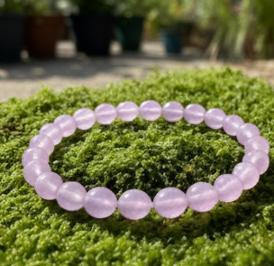 natural rose quartz healing bracelet – pink crystal beaded love & harmony wrist mala natural rose quartz healing bracelet – pink crystal beaded love & harmony wrist mala